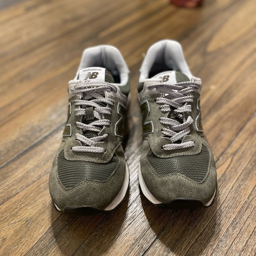 New Balance Men's 574 Core Classic Shoes Sneakers [ML574EGO] Olive Green Size 7